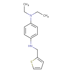 1-N,1-N-diethyl-4-N-(thiophen-2-ylmethyl)benzene-1,4-diamine