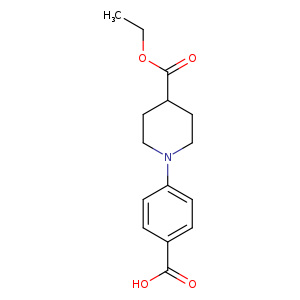 4-Piperidinecarboxylicacid, 1-(4-carboxyphenyl)-, 4-ethyl ester