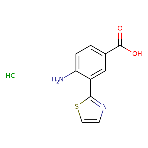 4-amino-3-(1,3-thiazol-2-yl)benzoicacidhydrochloride