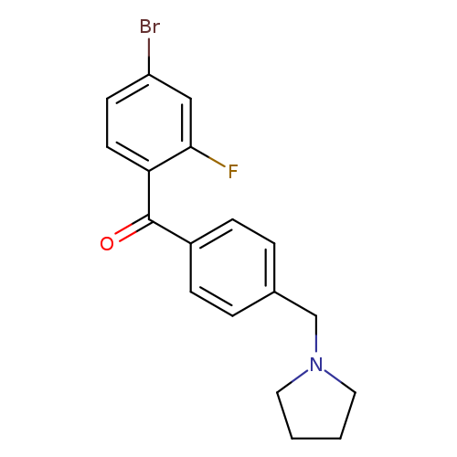 4-Bromo-2-fluoro-4'-pyrrolidinomethyl benzophenone