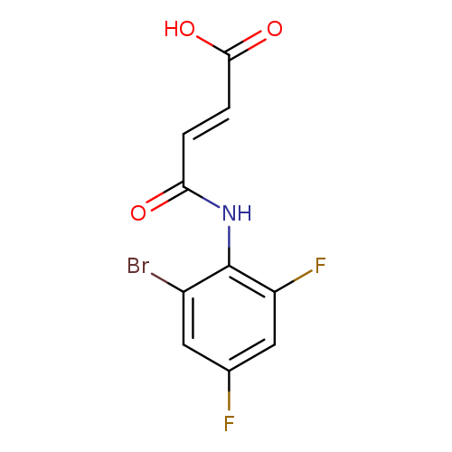 (2E)-3-[(2-bromo-4,6-difluorophenyl)carbamoyl]prop-2-enoic acid
