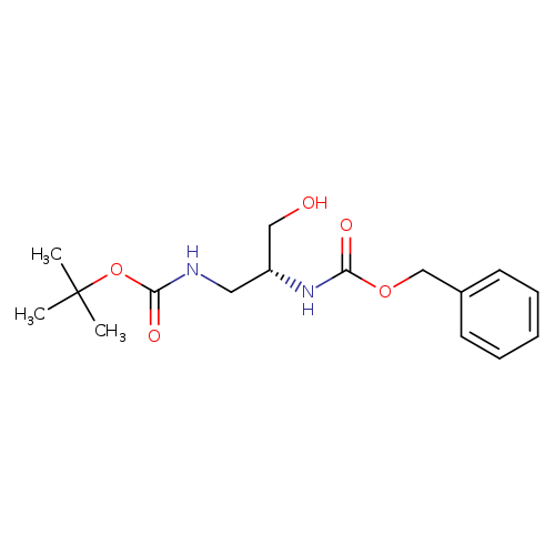 Carbamic acid,[(1R)-2-[[(1,1-dimethylethoxy)carbonyl]amino]-1-(hydroxymethyl)ethyl]-,phenylmethyl ester