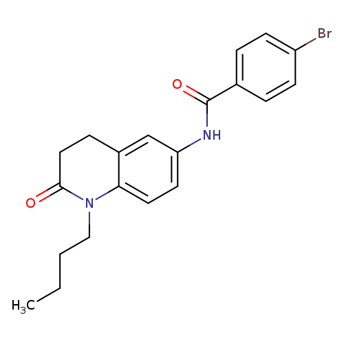 4-bromo-N-(1-butyl-2-oxo-1,2,3,4-tetrahydroquinolin-6-yl)benzamide