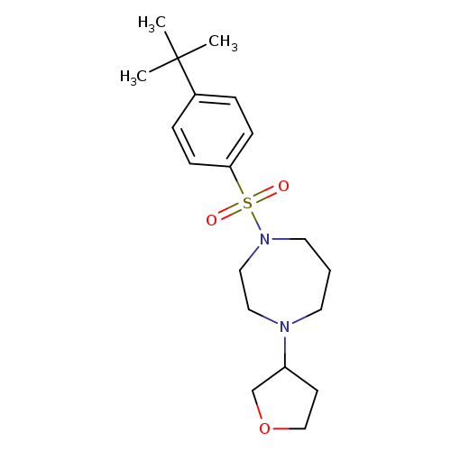 1-(4-tert-butylbenzenesulfonyl)-4-(oxolan-3-yl)-1,4-diazepane