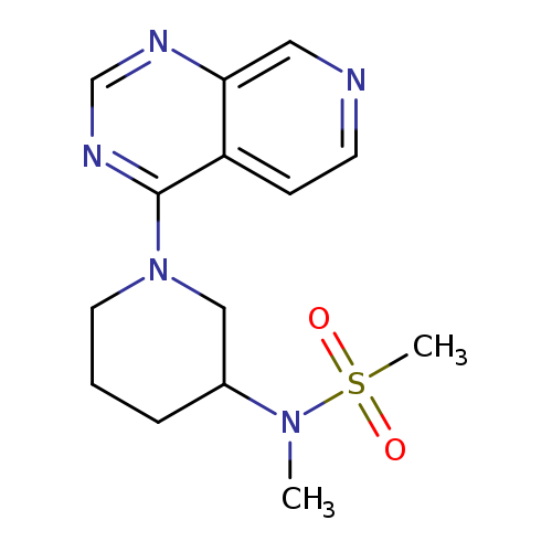 N-methyl-N-(1-{pyrido[3,4-d]pyrimidin-4-yl}piperidin-3-yl)methanesulfonamide