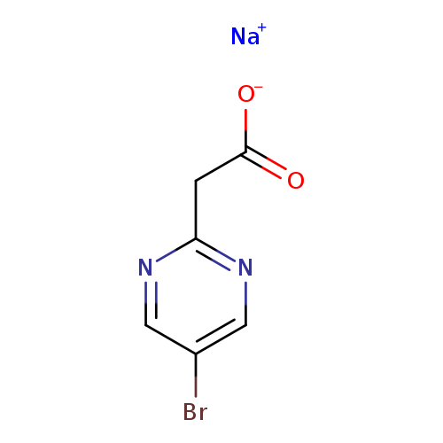 2-Pyrimidineacetic acid, 5-bromo-, sodium salt (1:1)