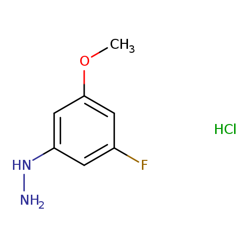(3-fluoro-5-methoxyphenyl)hydrazine hydrochloride