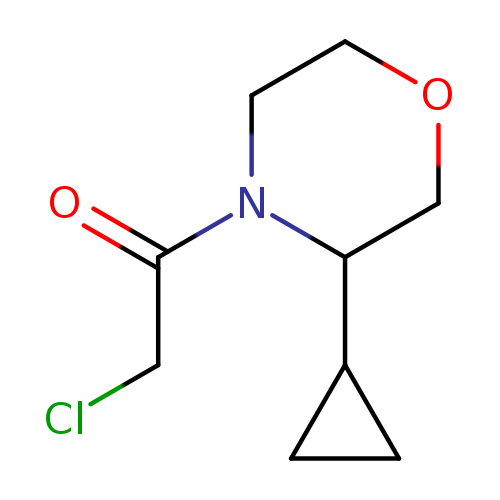 2-Chloro-1-(3-cyclopropylmorpholin-4-yl)ethan-1-one