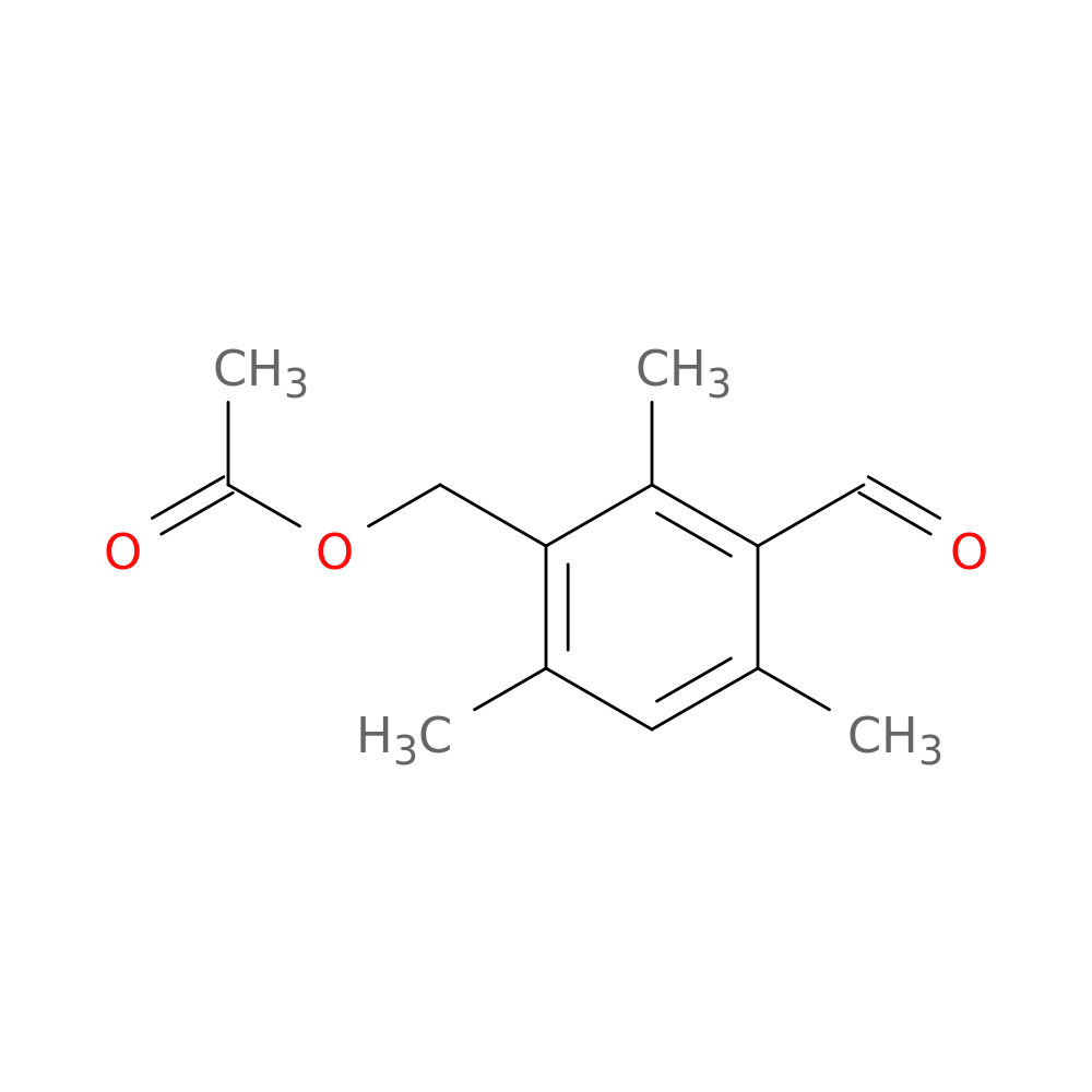 3-Formyl-2,4,6-trimethylbenzyl acetate