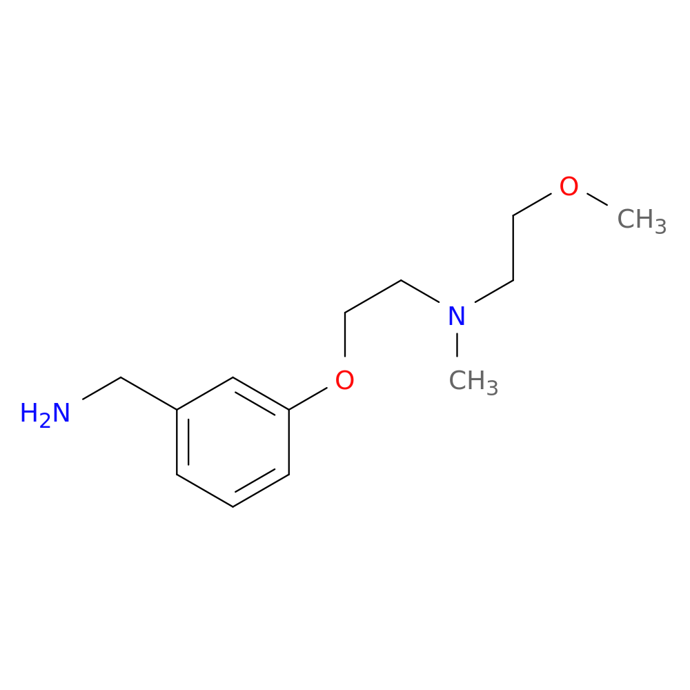 (3-{2-[(2-methoxyethyl)(methyl)amino]ethoxy}phenyl)methanamine