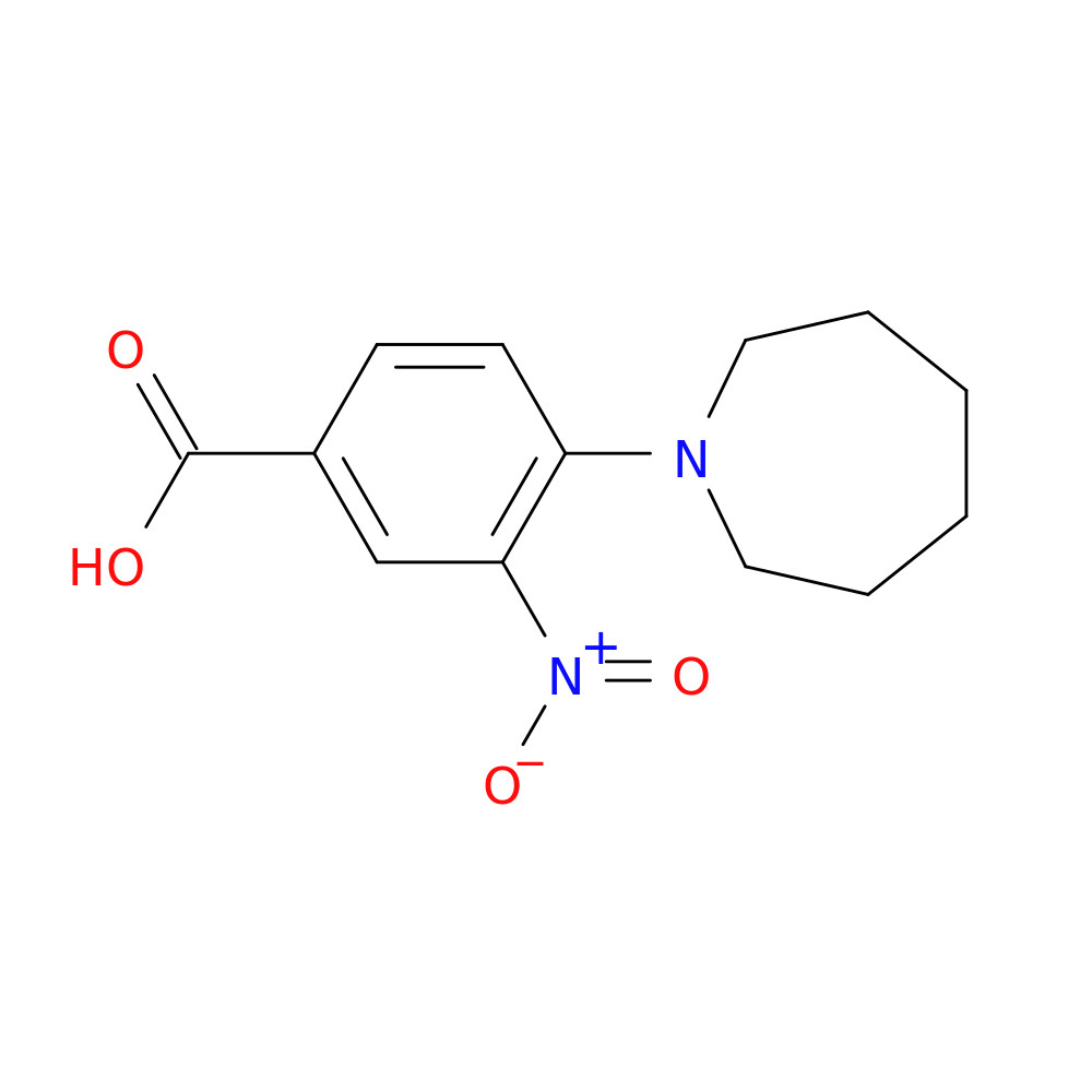 4-(azepan-1-yl)-3-nitrobenzoic acid