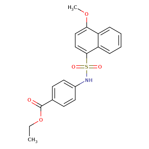 ethyl 4-(4-methoxynaphthalene-1-sulfonamido)benzoate