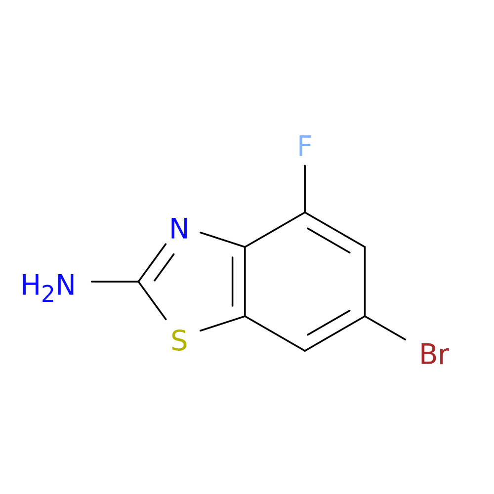 6-Bromo-4-fluoro-2-benzothiazolamine
