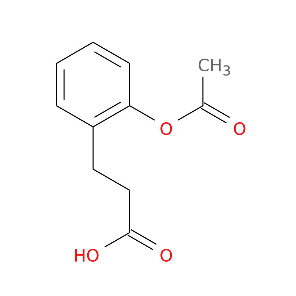 3-(2-Acetoxyphenyl)propanoic acid