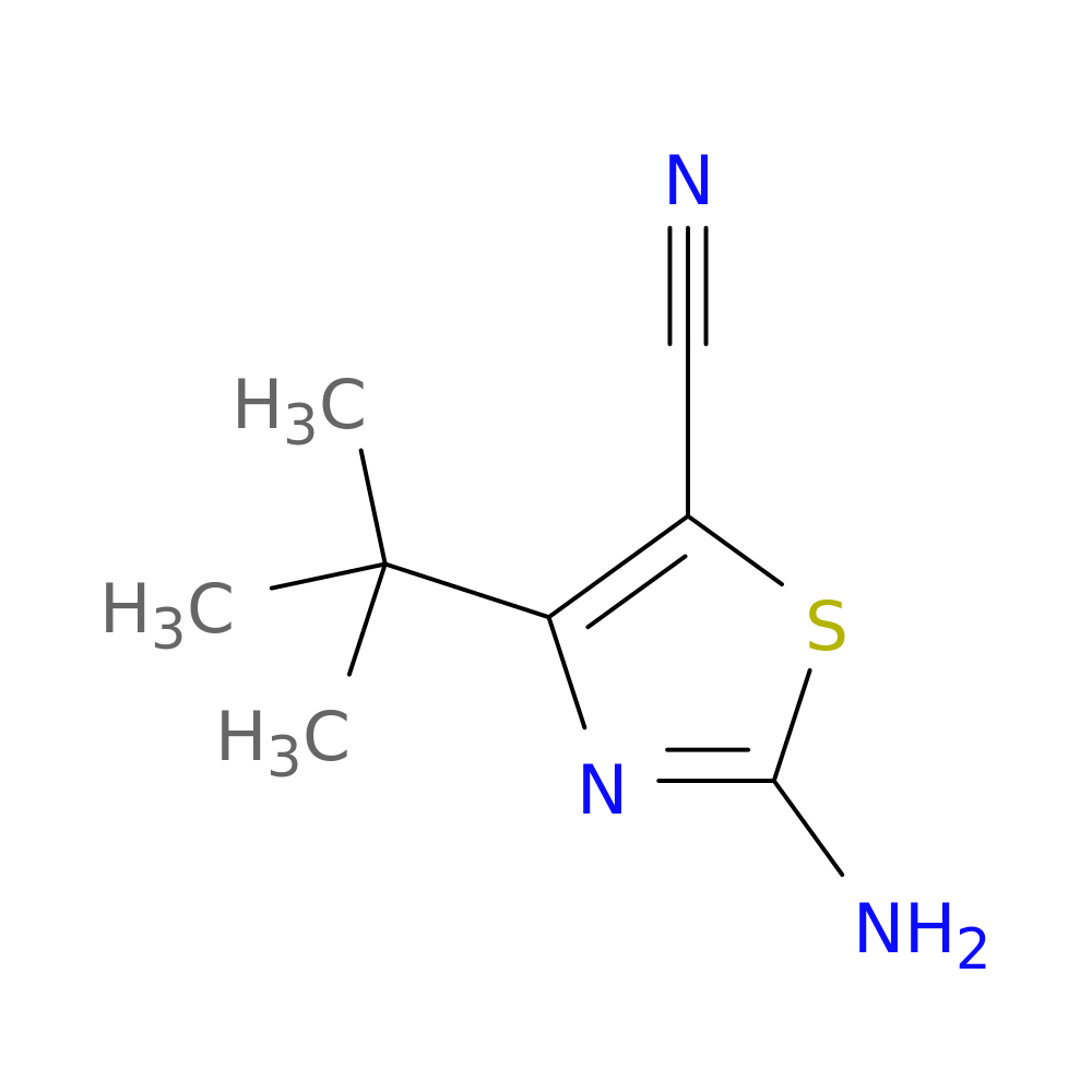 2-Amino-4-(tert-butyl)thiazole-5-carbonitrile