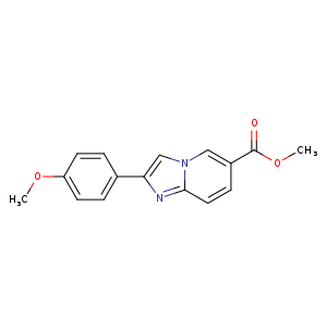 Methyl 2-(4-methoxyphenyl)imidazo[1,2-a]pyridine-6-carboxylate