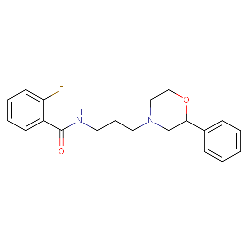 2-fluoro-N-[3-(2-phenylmorpholin-4-yl)propyl]benzamide