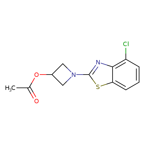 1-(4-chloro-1,3-benzothiazol-2-yl)azetidin-3-yl acetate