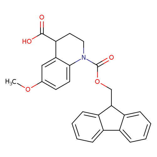 1-{[(9H-fluoren-9-yl)methoxy]carbonyl}-6-methoxy-1,2,3,4-tetrahydroquinoline-4-carboxylicacid