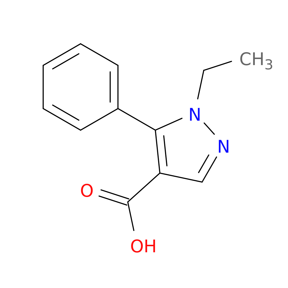 1-ethyl-5-phenyl-1H-pyrazole-4-carboxylic acid