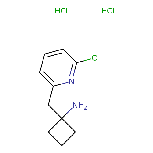 1-[(6-chloropyridin-2-yl)methyl]cyclobutan-1-amine dihydrochloride