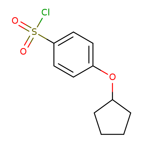 4-(Cyclopentyloxy)benzene-1-sulfonyl chloride