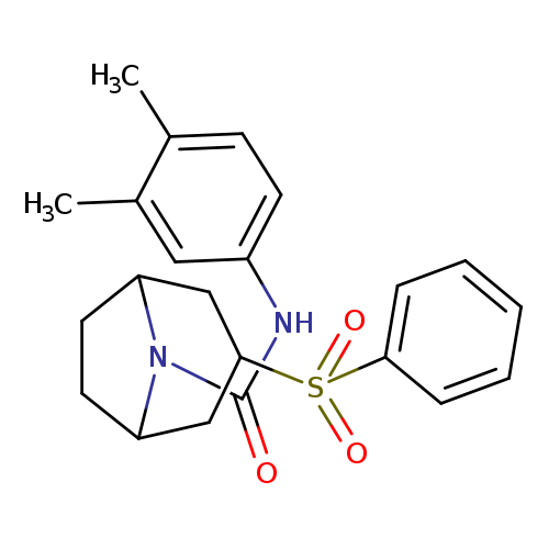 3-(benzenesulfonyl)-N-(3,4-dimethylphenyl)-8-azabicyclo[3.2.1]octane-8-carboxamide