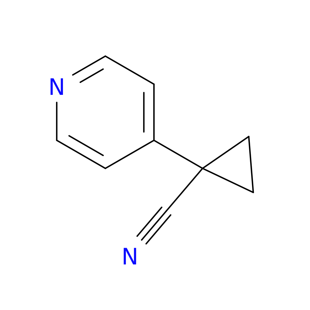 1-(Pyridin-4-yl)cyclopropanecarbonitrile