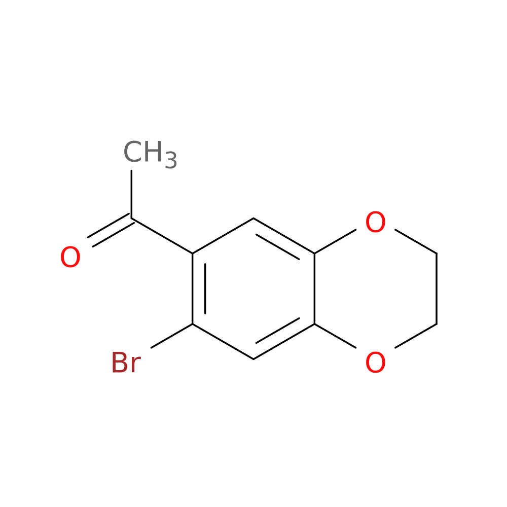 1-(7-Bromo-2,3-dihydrobenzo[b][1,4]dioxin-6-yl)ethanone