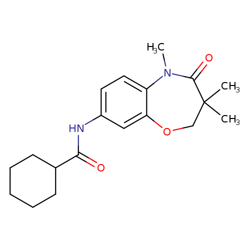 N-(3,3,5-trimethyl-4-oxo-2,3,4,5-tetrahydro-1,5-benzoxazepin-8-yl)cyclohexanecarboxamide