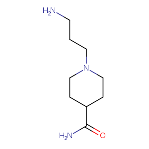 1-(3-Aminopropyl)piperidine-4-carboxamide