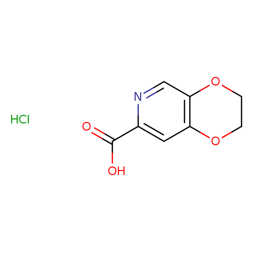 2,3-dihydro[1,4]dioxino[2,3-c]pyridine-7-carboxylic acid hydrochloride