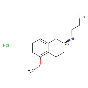 2-Naphthalenamine, 1,2,3,4-tetrahydro-5-methoxy-N-propyl-, hydrochloride (1:1), (2S)-