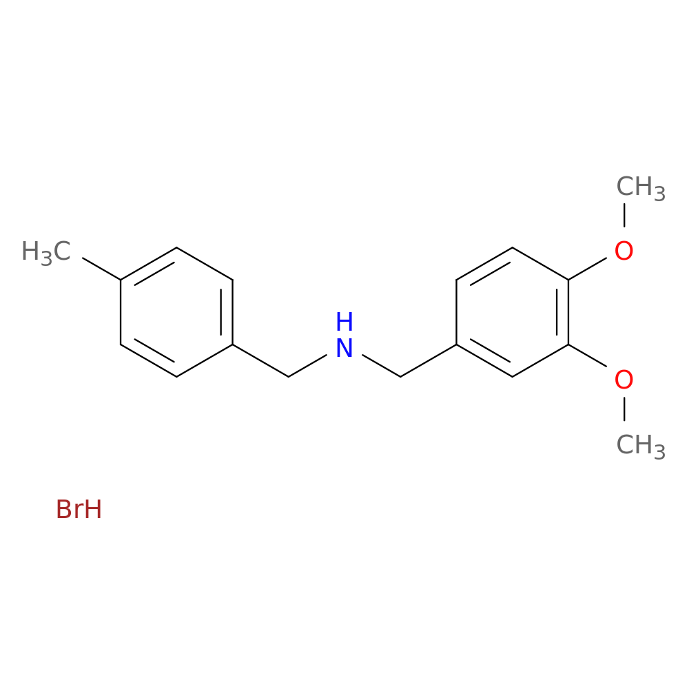 (3,4-dimethoxybenzyl)(4-methylbenzyl)amine hydrobromide