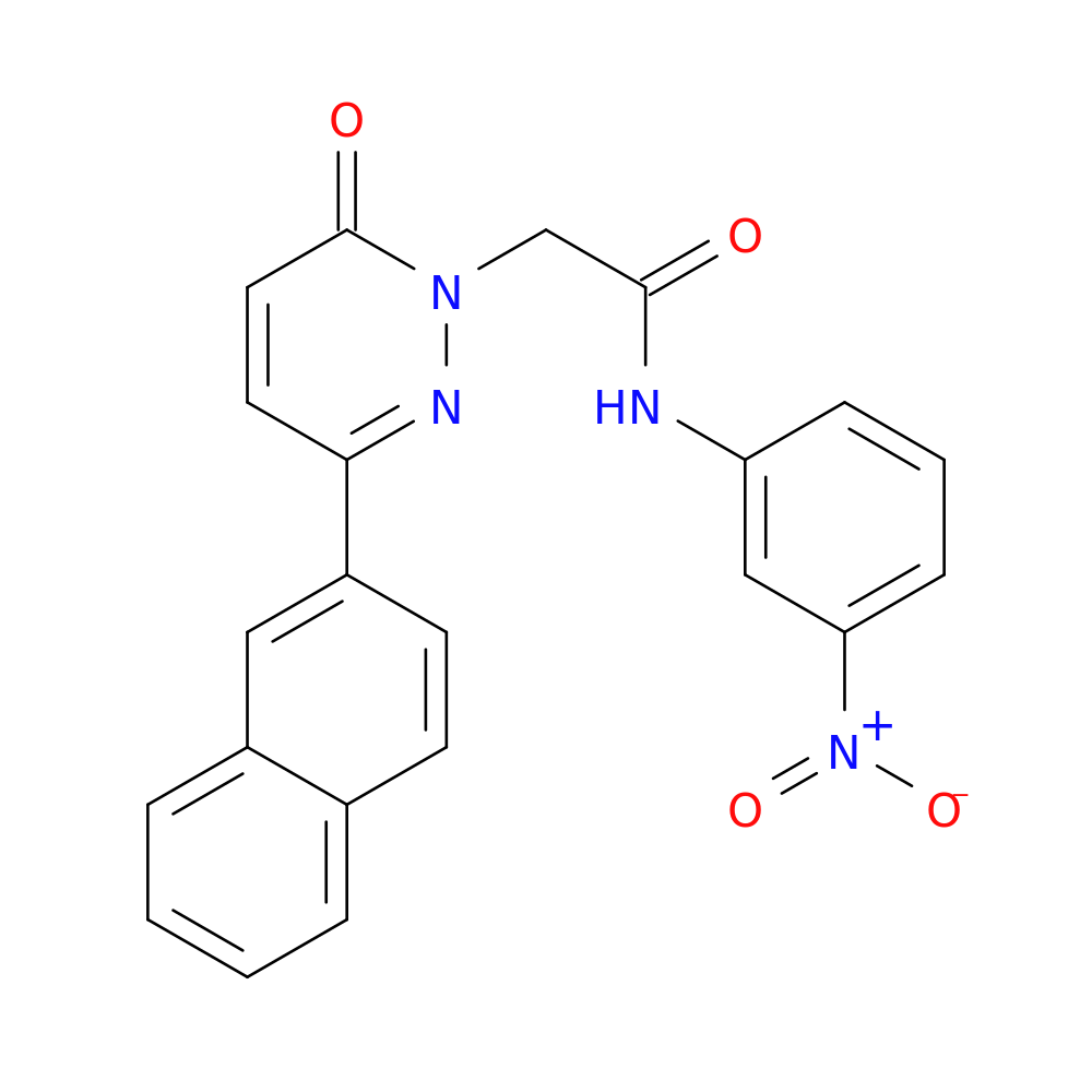 2-[3-(naphthalen-2-yl)-6-oxo-1,6-dihydropyridazin-1-yl]-N-(3-nitrophenyl)acetamide