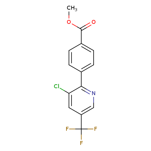 methyl 4-[3-chloro-5-(trifluoromethyl)pyridin-2-yl]benzoate