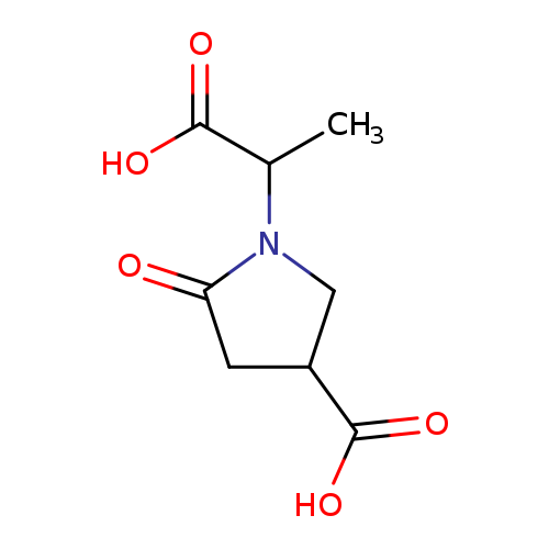 1-(1-Carboxyethyl)-5-oxopyrrolidine-3-carboxylic acid