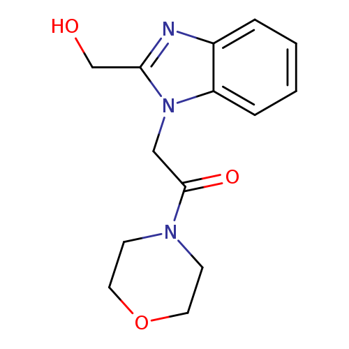2-[2-(hydroxymethyl)-1H-1,3-benzodiazol-1-yl]-1-(morpholin-4-yl)ethan-1-one