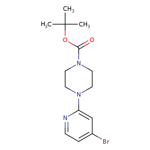1-Piperazinecarboxylic acid, 4-(4-bromo-2-pyridinyl)-, 1,1-dimethylethyl ester