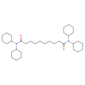 Sebacoyl biscyclohexylamide