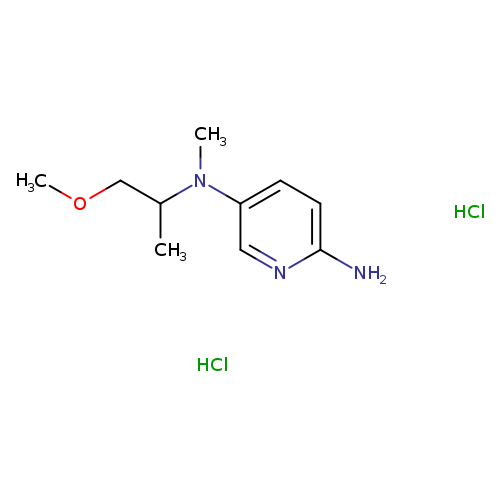 N5-(1-methoxypropan-2-yl)-N5-methylpyridine-2,5-diamine dihydrochloride