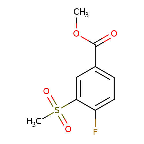 Benzoic acid, 4-fluoro-3-(methylsulfonyl)-, methyl ester