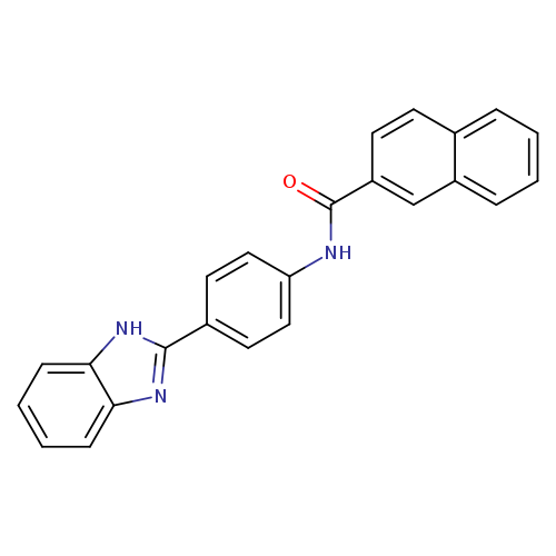 N-[4-(1H-1,3-benzodiazol-2-yl)phenyl]naphthalene-2-carboxamide
