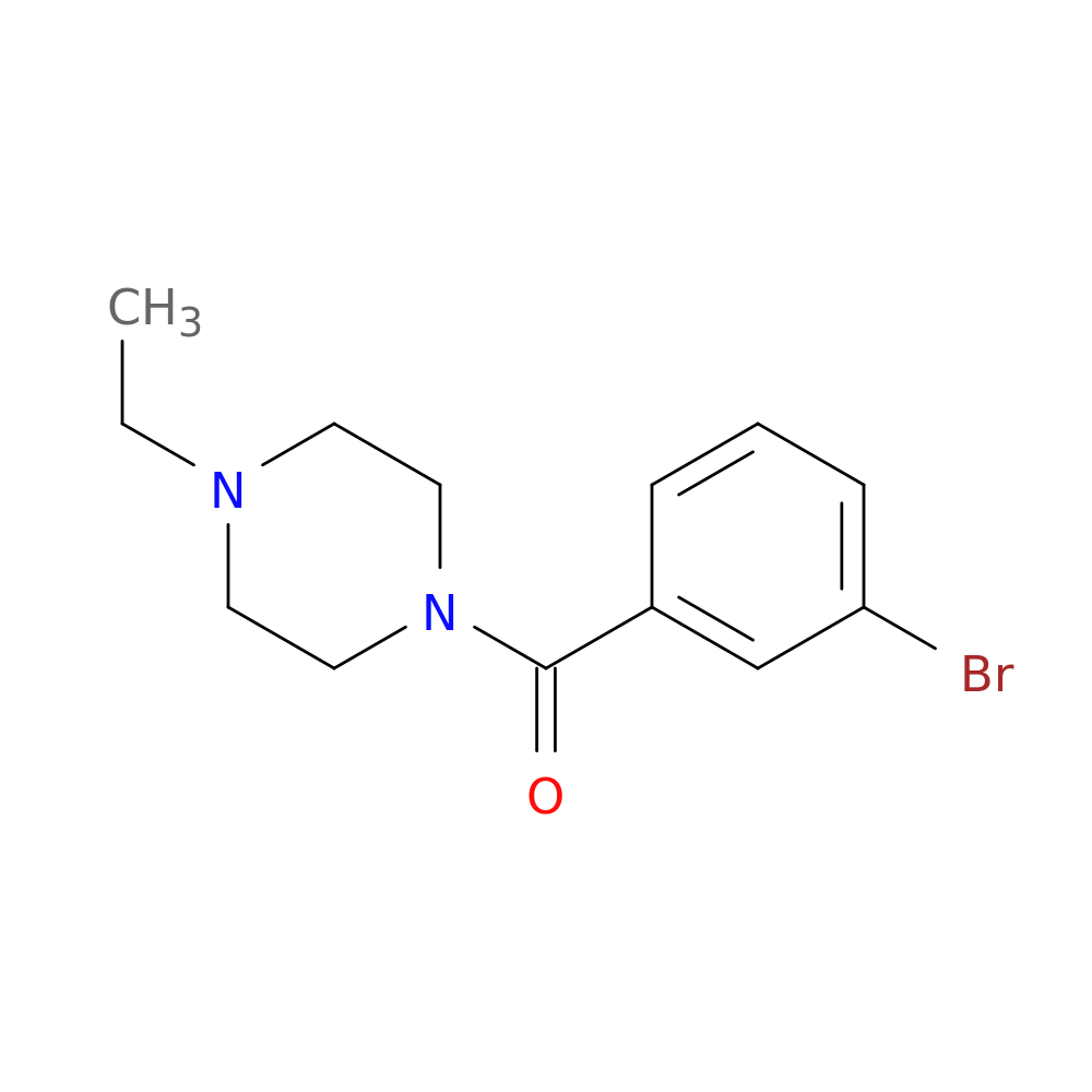3-Bromo-1-(4-ethylpiperazinocarbonyl)benzene