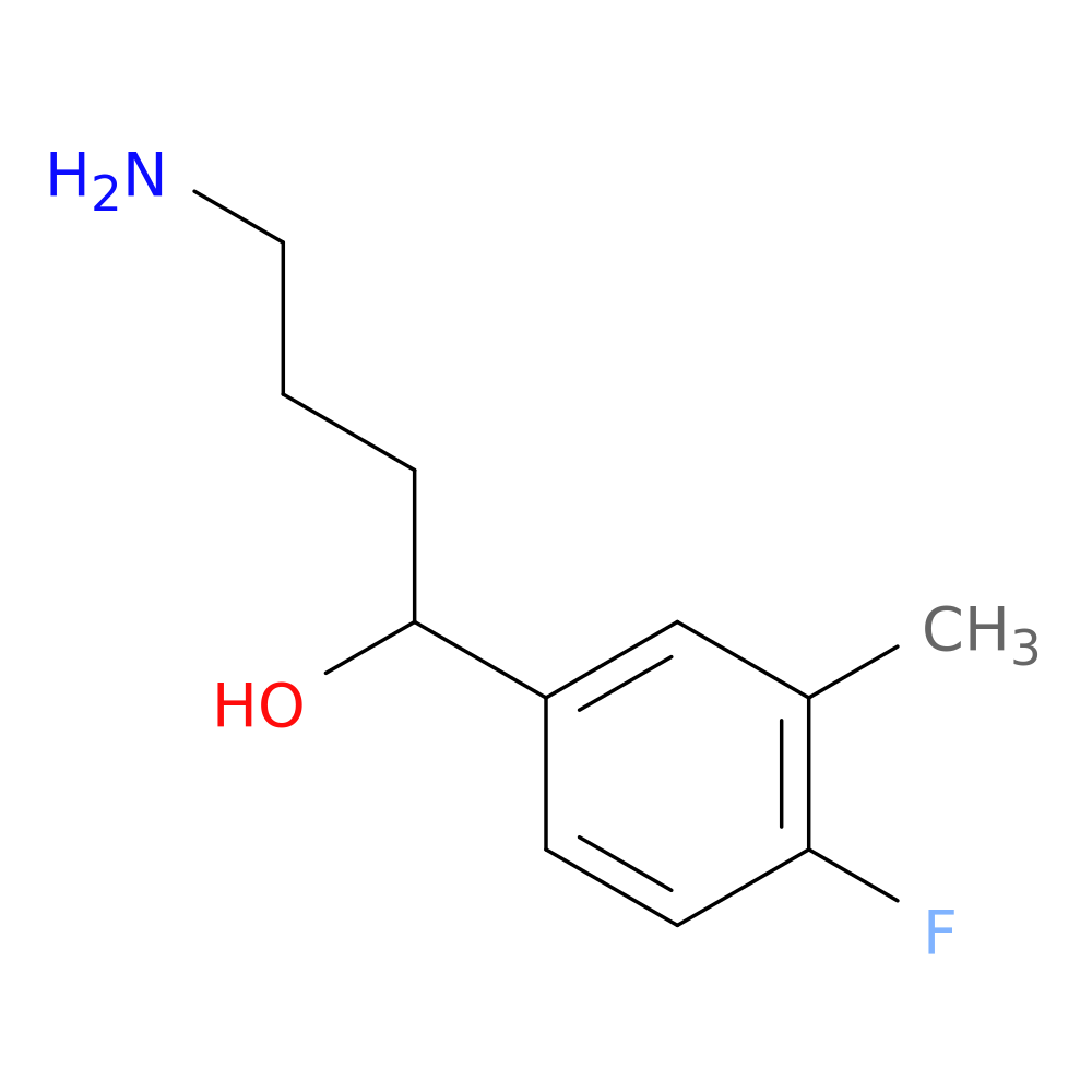 4-amino-1-(4-fluoro-3-methylphenyl)butan-1-ol
