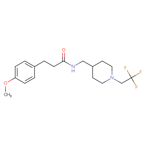 3-(4-methoxyphenyl)-N-{[1-(2,2,2-trifluoroethyl)piperidin-4-yl]methyl}propanamide