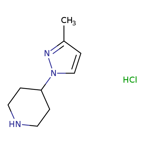 4-(3-methyl-1H-pyrazol-1-yl)piperidine hydrochloride