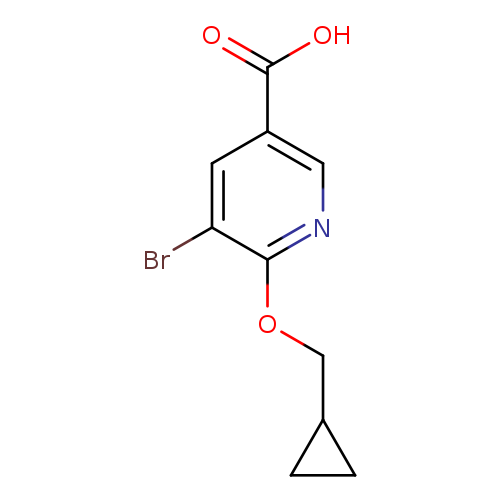 5-bromo-6-(cyclopropylmethoxy)nicotinic acid