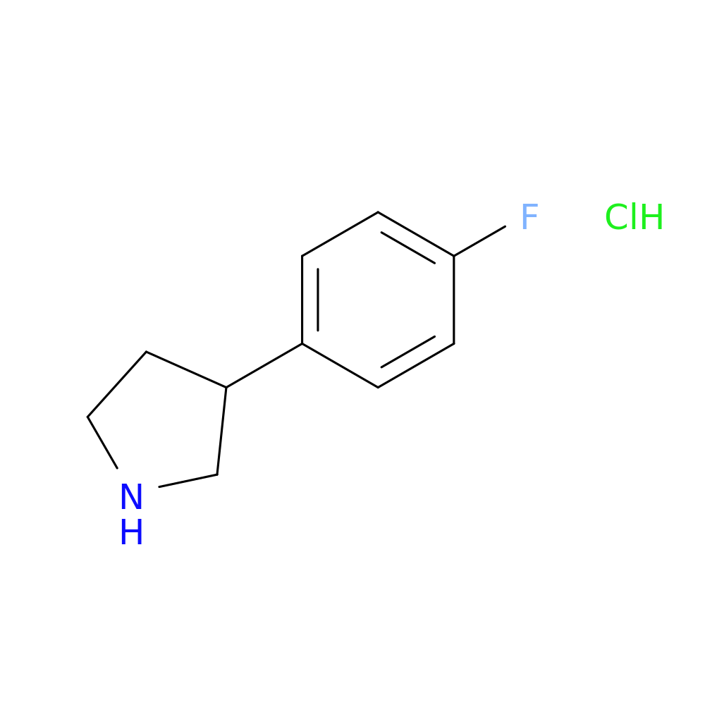 3-(4-Fluorophenyl)pyrrolidine, HCl