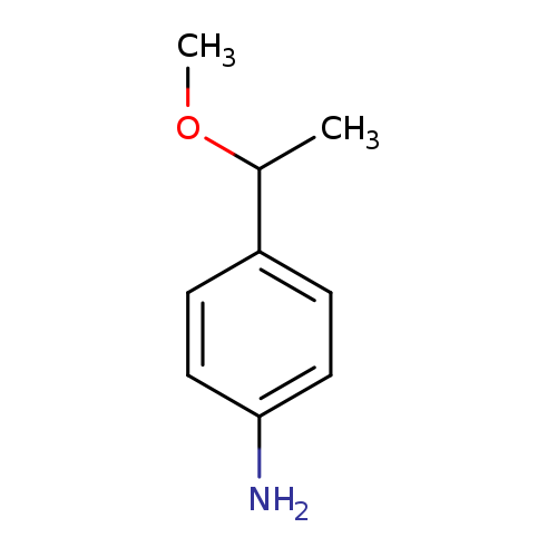 4-(1-methoxyethyl)benzenamine